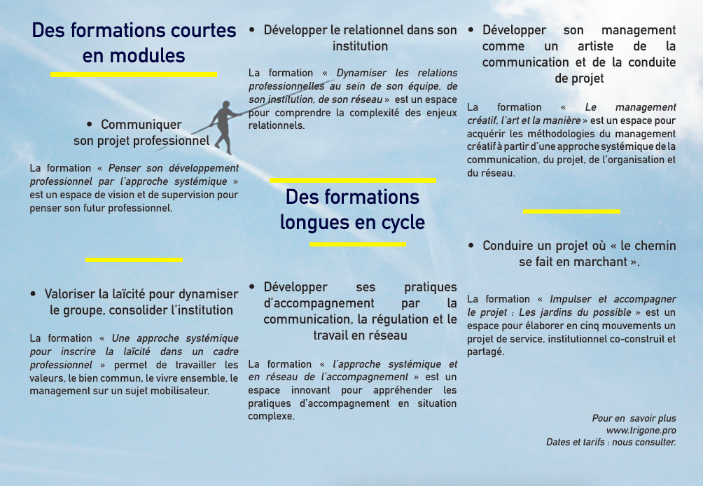 L’offre de formation pour 2019.